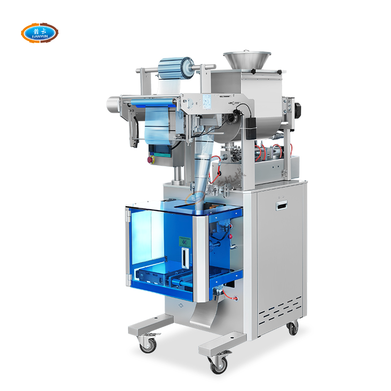 Vertical fluid packaging machine